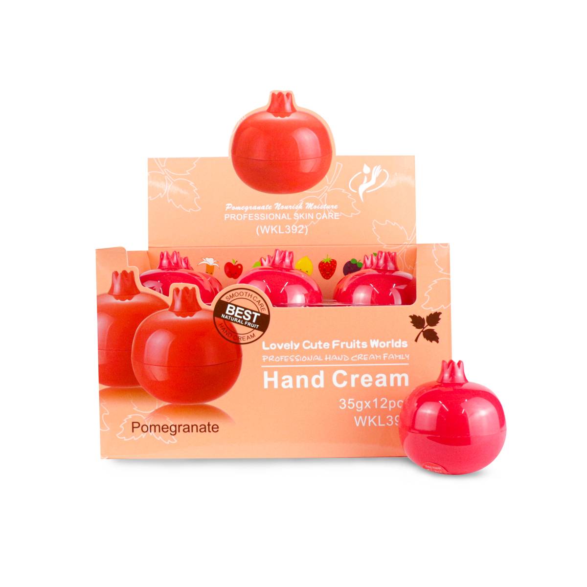 Crema con diseño y aroma a granada 35g