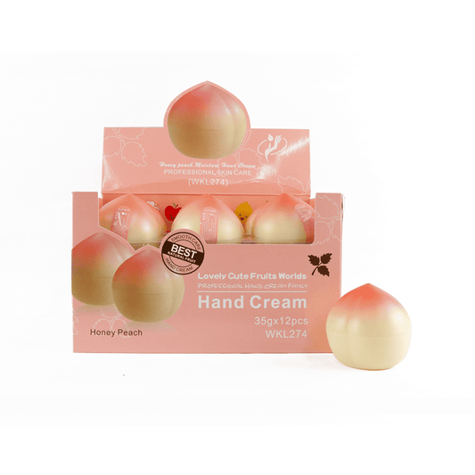 Crema con diseño y aroma a durazno 35g