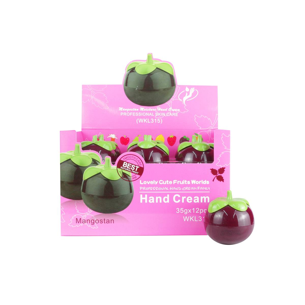 Crema con diseño y aroma a mangostán 35g