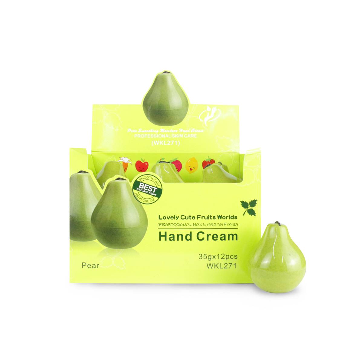 Crema con diseño y aroma a pera 35g