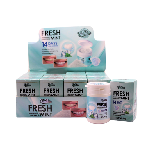 Blanqueador Dental De Menta En Polvo