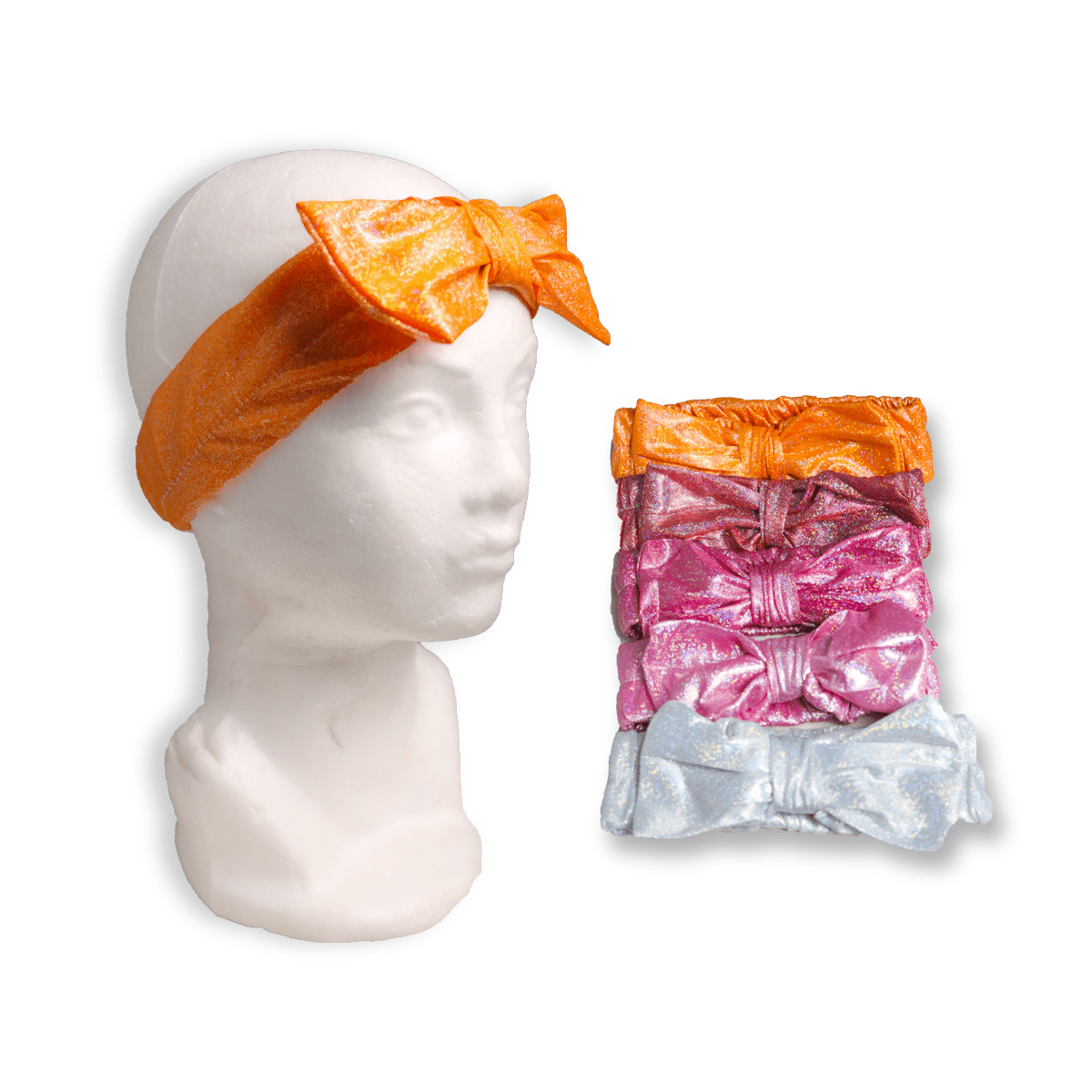 Banda para maquillaje con glitter